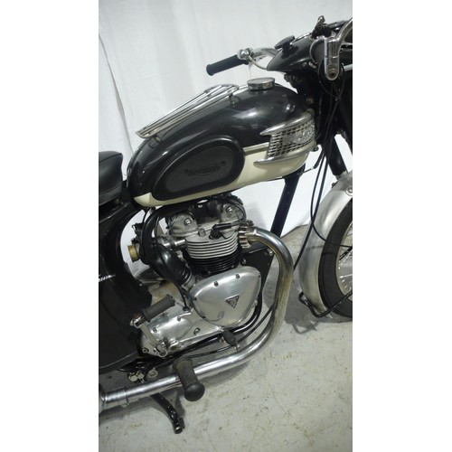 53 - MAN694N
Triumph Speed Twin 5TA 500cc
First registered 2/9/1960
Mileage 46060
Taxed 3/23 History file