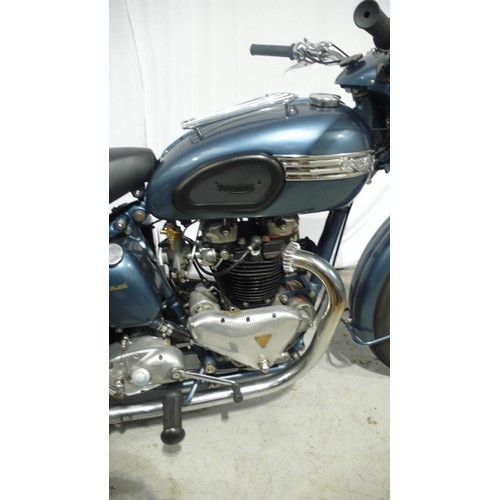 55 - EMN650T
Triumph Thunderbird 6T 650cc
First registered 1/2/1955
Mileage TBA
Taxed 6/23 Large history ... 