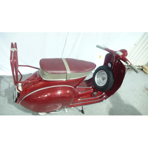 57 - MMN987G
Douglas Vespa Model 152 125cc
First registered 25/5/1959
Mileage 610
Large history file