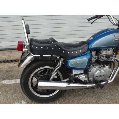 5 - BMN832F
Honda CN250T
First registered 29/4/1983 
Log book present
24593 miles
Tax exp 12/22