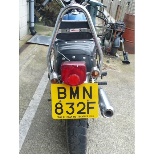 5 - BMN832F
Honda CN250T
First registered 29/4/1983 
Log book present
24593 miles
Tax exp 12/22