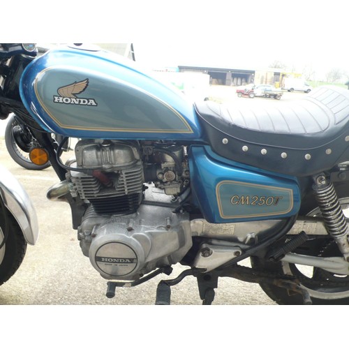 5 - BMN832F
Honda CN250T
First registered 29/4/1983 
Log book present
24593 miles
Tax exp 12/22