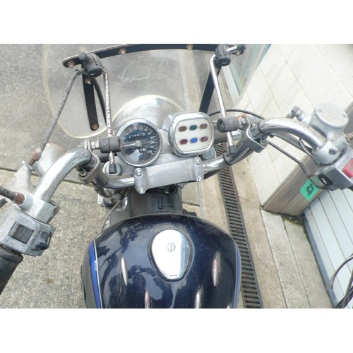 1 - NMN502P
Kawasaki Vulcan 500cc
First Reg 26/3/1996
Tax exp 12/22
Mileage 27461
Log book present