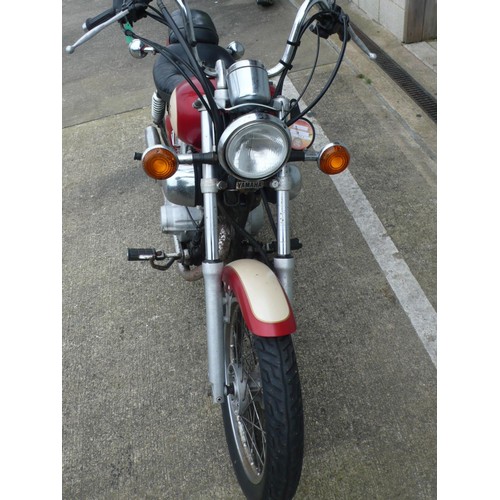 11 - JMN61
Yamaha XVS Virago 250cc
First registered 8/1/1998
16981 miles 
Tax exp 12/22
Log book present