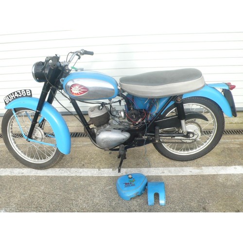 18 - BVH438B
BSA  Bantam 175cc
First registered July 1964
Mileage TBA
V5 present