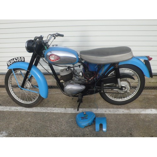 18 - BVH438B
BSA  Bantam 175cc
First registered July 1964
Mileage TBA
V5 present