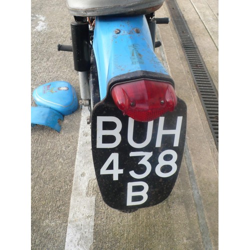 18 - BVH438B
BSA  Bantam 175cc
First registered July 1964
Mileage TBA
V5 present