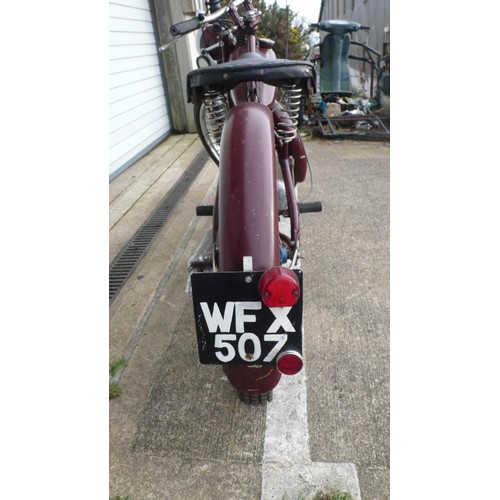 24 - WFX507
James Comet 98cc
First registered 1953
No docs
Mileage TBA