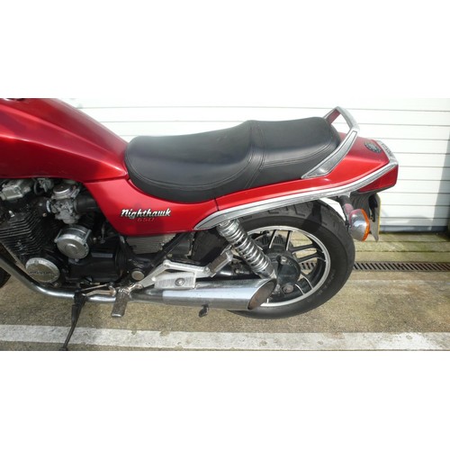 28 - UMN48
Honda Nighthawk 650
First registered 7/2000
30733 miles
Tax exp 10/19
Log book present