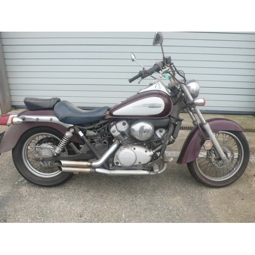 31 - FMN646L
Honda Shadow 124cc
First registered 9/2001
Mileage TBA
Tax exp 12/22
Log book present