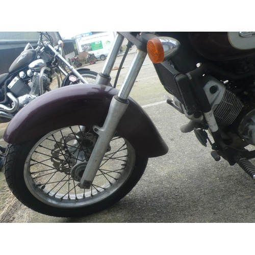 31 - FMN646L
Honda Shadow 124cc
First registered 9/2001
Mileage TBA
Tax exp 12/22
Log book present