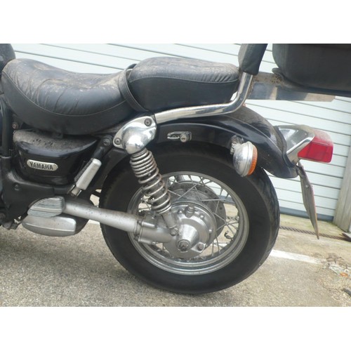 32 - FMN442T
Yamaha Virago XV535
First registered 4/2002
8905 miles
Tax exp 3/20
Log book present