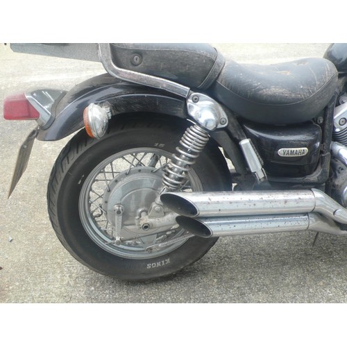 32 - FMN442T
Yamaha Virago XV535
First registered 4/2002
8905 miles
Tax exp 3/20
Log book present