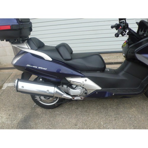 37 - MMN135Y
Honda Silverwing FJS600 582cc
First registered 6/2009
mileage approx 6k
Tax exp 2/22
Log boo... 