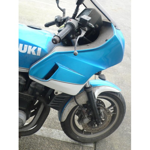 13 - A96AVV
Suzuki GSX400
Manufactured 1983
57448 miles
V5 Present