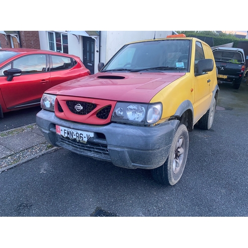 49 - FMN96V
Nissan Terrano 2.7
First Registered 31.05.2002
Approx 45,900 miles
Manual Diesel
Clutch is hi... 