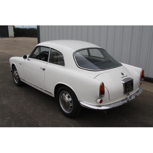 24A - UK REGISTERED
103 XVD
White Alfa Romeo Giulietta Sprint - left hand drive
Manufactured 1961
Approx 4... 