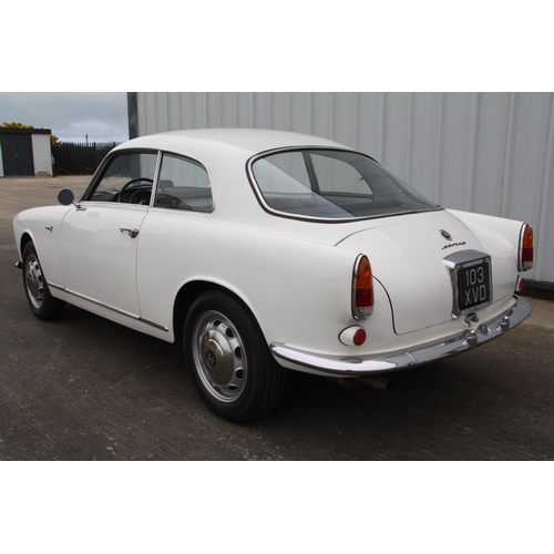 24A - UK REGISTERED
103 XVD
White Alfa Romeo Giulietta Sprint - left hand drive
Manufactured 1961
Approx 4... 