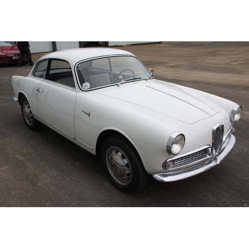 24A - UK REGISTERED
103 XVD
White Alfa Romeo Giulietta Sprint - left hand drive
Manufactured 1961
Approx 4... 