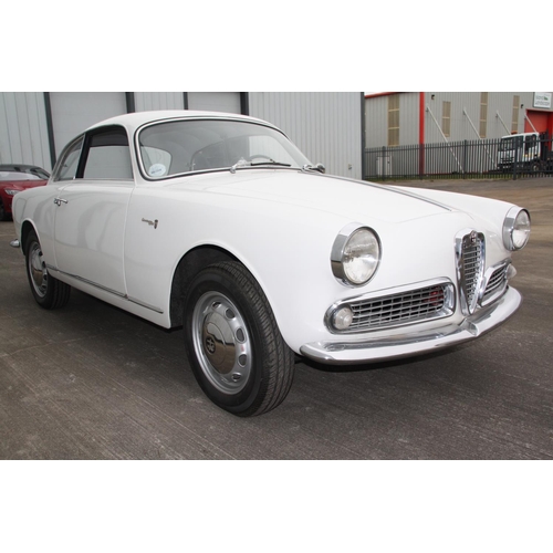 24A - UK REGISTERED
103 XVD
White Alfa Romeo Giulietta Sprint - left hand drive
Manufactured 1961
Approx 4... 