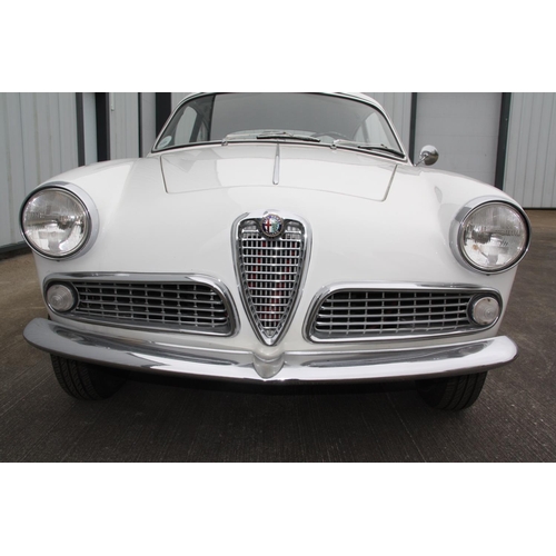 24A - UK REGISTERED
103 XVD
White Alfa Romeo Giulietta Sprint - left hand drive
Manufactured 1961
Approx 4... 