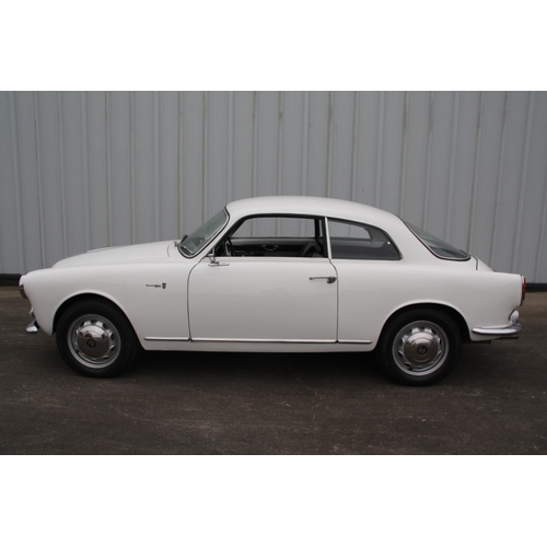 24A - UK REGISTERED
103 XVD
White Alfa Romeo Giulietta Sprint - left hand drive
Manufactured 1961
Approx 4... 