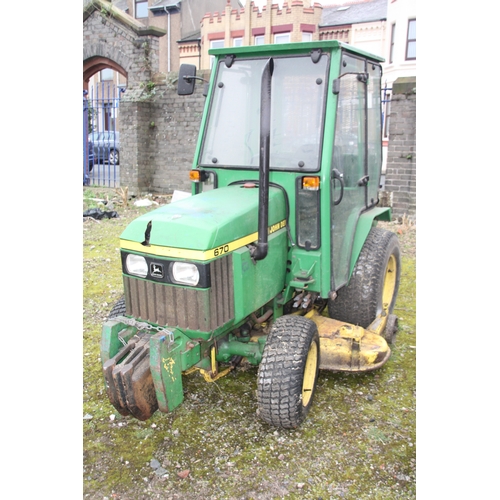 64 - CMN834Y
John Deere 670 tractor
First Registered 26.08.1994
Approx 1230 hours
Diesel
rear PTO drive a... 