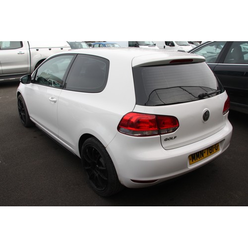 85 - MMN781G
White Volkswagen Golf 1.2
First Registered 21.10.2011
Approx miles TBC
Manual Petrol
Body wo... 