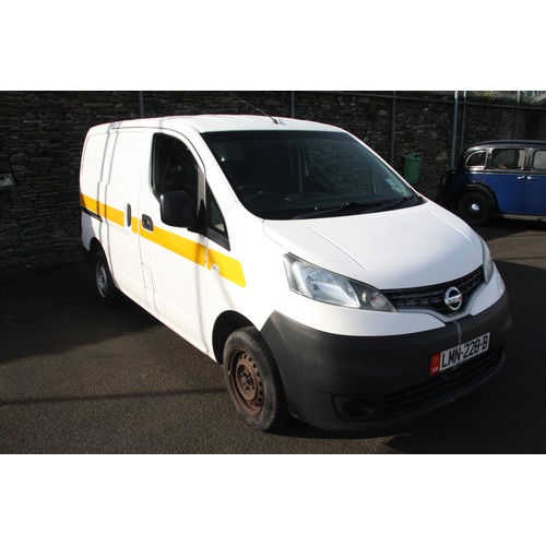 89 - LMN228B
White Nissan NV200 SE Van 1461cc
First Registered 12.10.2012
Approx 66,000 miles
Manual Dies... 