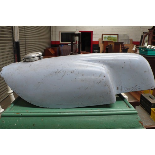 106 - Two motorcycle petrol tanks