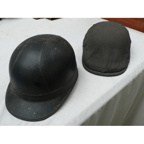 118 - Two classic motorcycle helmets circa 1960s