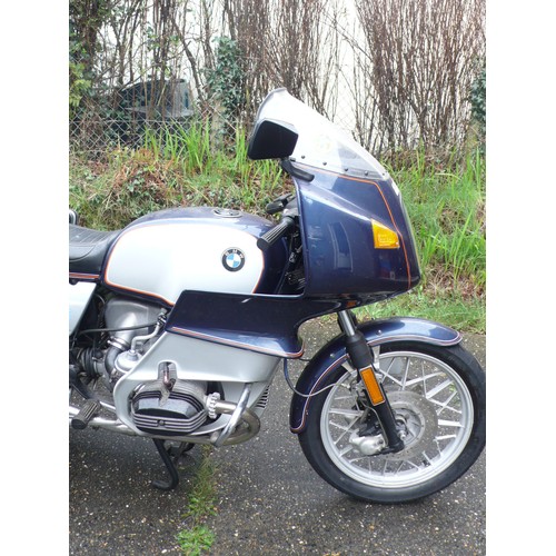 87 - BMN980
BMW R100RS
First registered 17.2.1981
Mileage 23957
Has had new tyres and engine believed to ... 