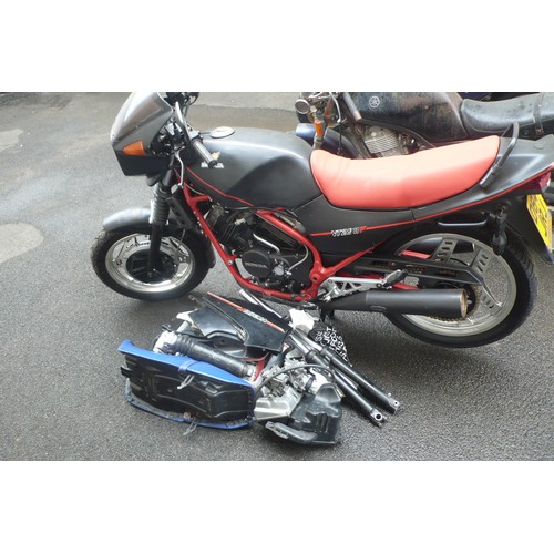 92 - D847FRF
Honda VT250F
First registered September 1986
No log book Unfinished project Comes with works... 