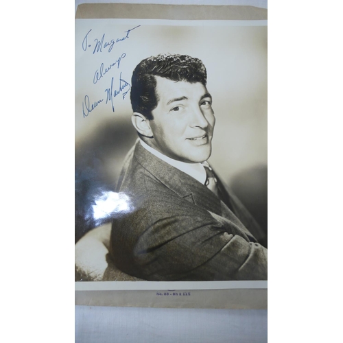 121 - Signed Dean Martin photograph