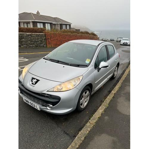 1 - KMN952L
Peugeot 207 Sport 1397cc
First Registered 29.03.2008
Approx 58,000 miles
Manual Petrol