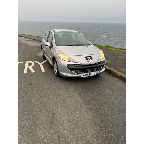 1 - KMN952L
Peugeot 207 Sport 1397cc
First Registered 29.03.2008
Approx 58,000 miles
Manual Petrol