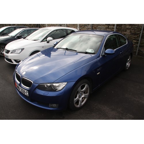 31 - MMN268C
BMW 325i Coupe 2dr 2497cc
First Registered 25.01.2007
Approx 107,889 miles
Petrol Manual
ABS... 