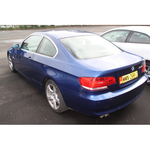 31 - MMN268C
BMW 325i Coupe 2dr 2497cc
First Registered 25.01.2007
Approx 107,889 miles
Petrol Manual
ABS... 