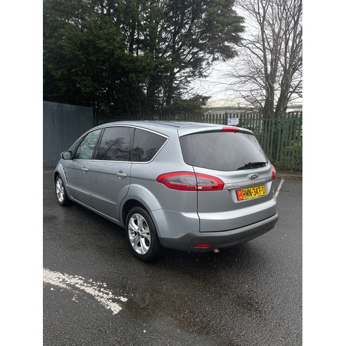 21 - RMN347D
Silver Ford S-Max Titanium TDCI 1997cc
First Registered 16.09.2010
Approx 76,000 miles
Auto ... 