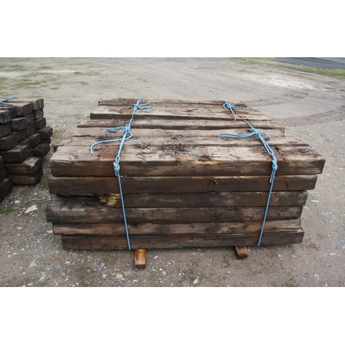 10 - 48 creosote treated Railway sleepers
Length 1.8m width 22.5cm Depth 11.5cm
All sleepers are in vario... 