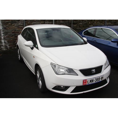 16 - LMN368W
White Seat Ibiza Toca 1390cc
First Registered 14.02.2014
Approx 96778 miles
Manual Petrol