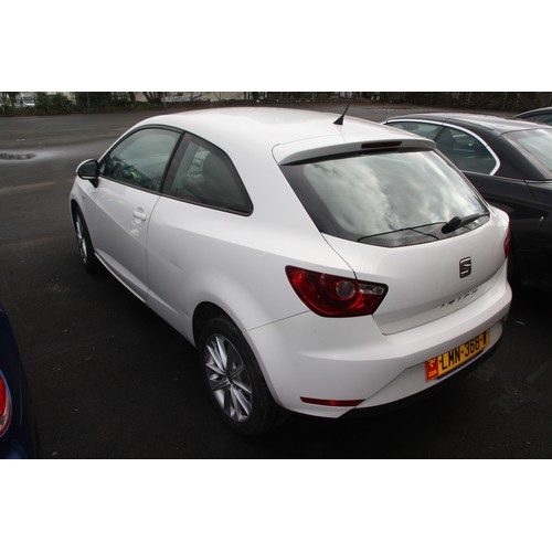 16 - LMN368W
White Seat Ibiza Toca 1390cc
First Registered 14.02.2014
Approx 96778 miles
Manual Petrol