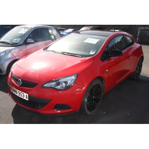 26 - MMN953A
Red Vauxhall Astra GTC Sport 1362cc
First Registered 20.09.2013
Approx 80,000 miles
Manual P... 