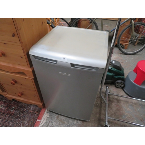 58 - Beko undercounter fridge