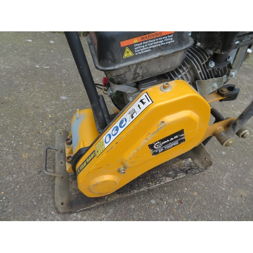 31 - Lumag RP-700PRO Plate Compactor 
Engine size 196
VAT ON HAMMER @ 20%