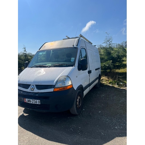 40 - JMN234X
WHITE RENAULT MASTER MM35 VAN 2464cc
First Registered 10.11.2009
Approx 131814 Miles
Last Se... 