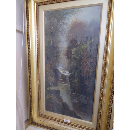 338 - W Miller, Glenn, oil on board, signed, 22.5 x 11.5 ins