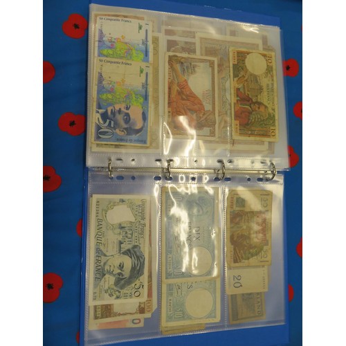 250 - Four albums of worldwide bank notes