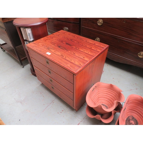 148 - Four drawer wooden cabinet