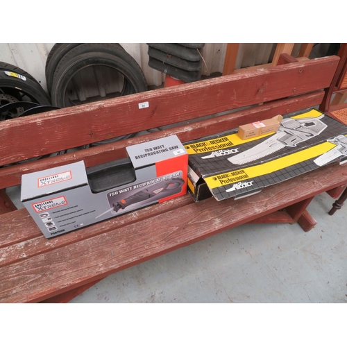 96 - Black & Decker Alligator Saw plus a reciprocating saw (both new)